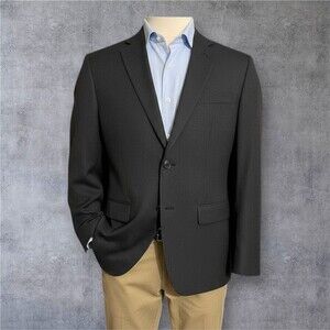 BANANA REPUBLIC Tailored fit Mens Blazer Sport Coat 2-Button Jacket 42S Gray